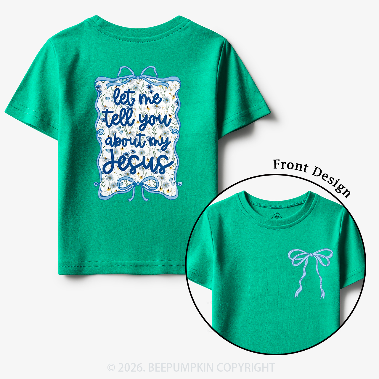 Love like Jesus Coquette Bows Toddler&Kid's Tees