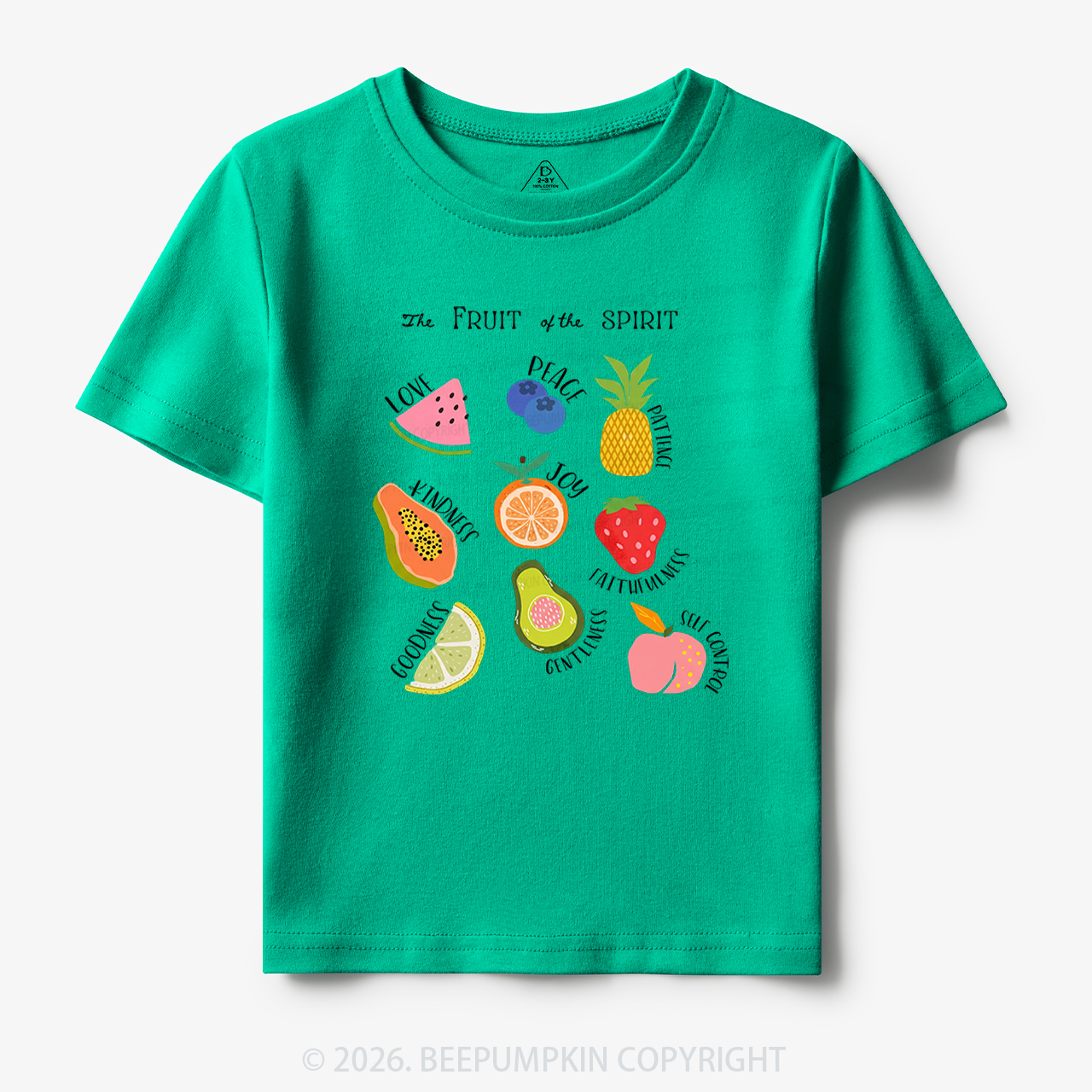 Fruit of the Spirit Christian Toddler&Kid's Tees