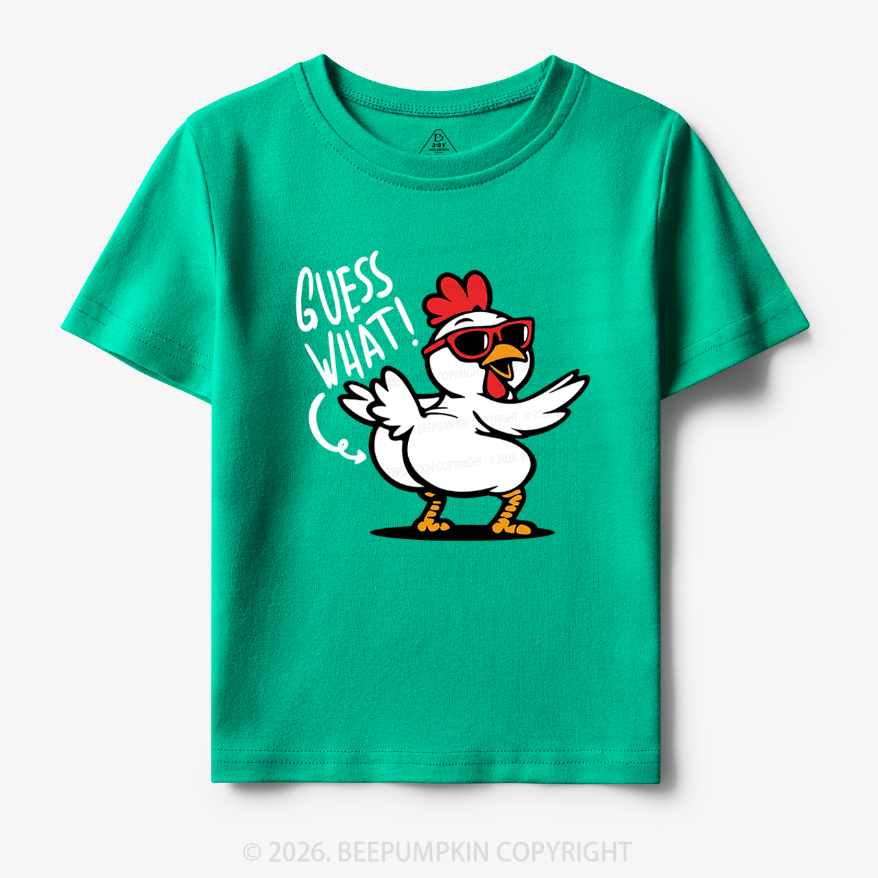 Funny Guess What Chicken Butt Toddler&Kid's Tees