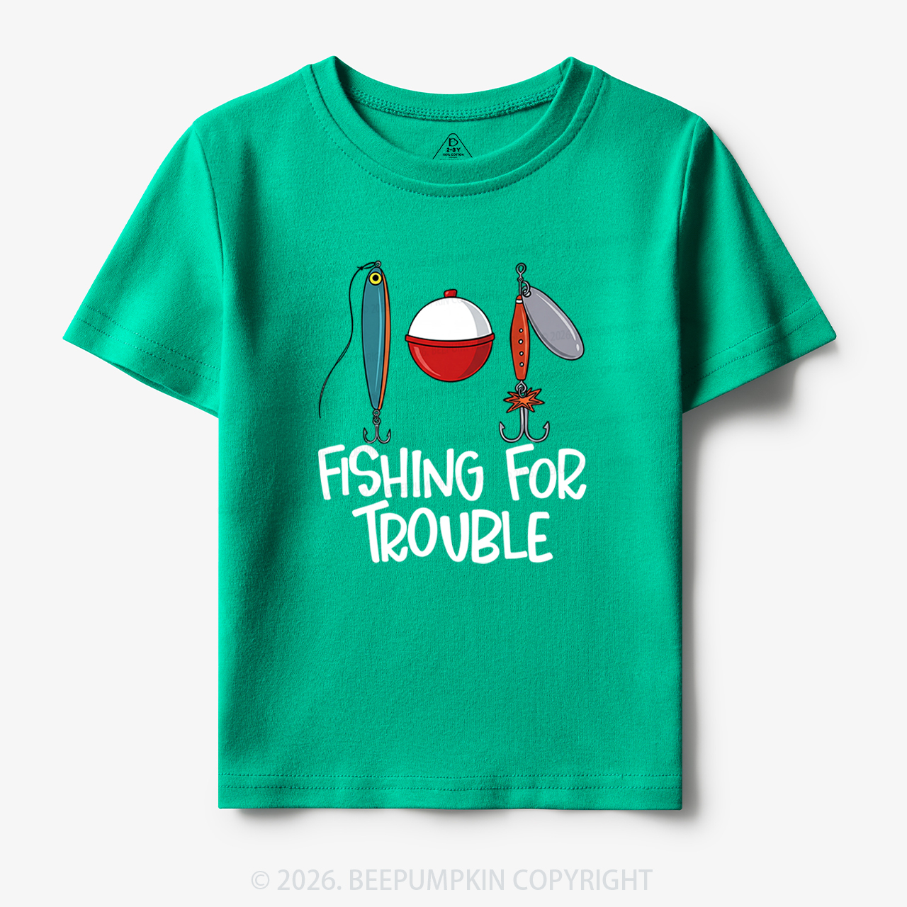 Fishing For Trouble Toddler&Kid's Tees