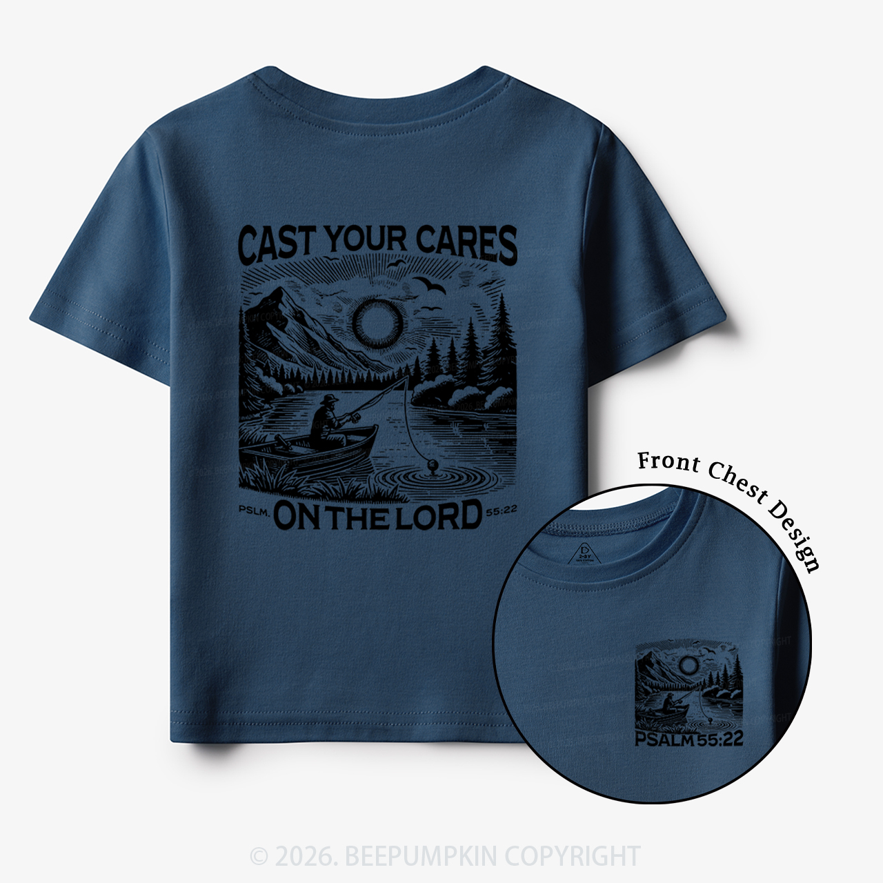 Cast Your Cares On The Lord Toddler&Kid's Tees