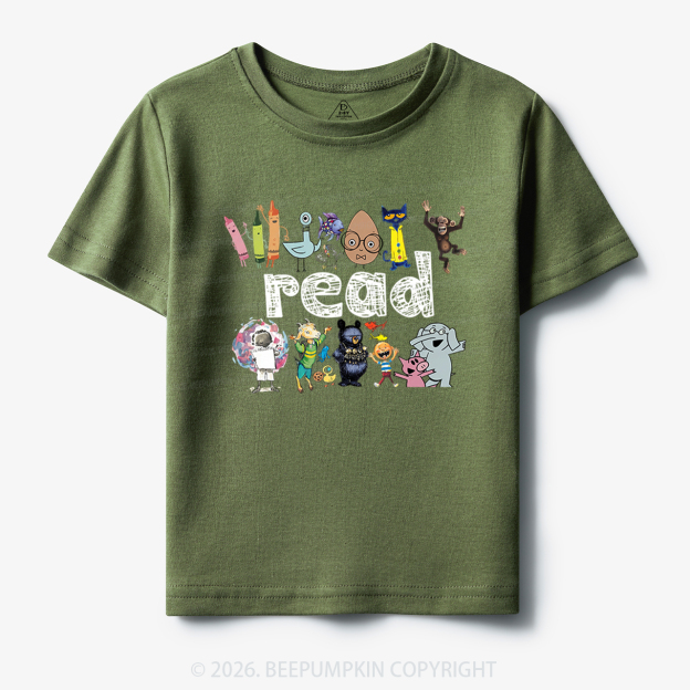 Read Books Funny Gift Toddler&Kid's Tees