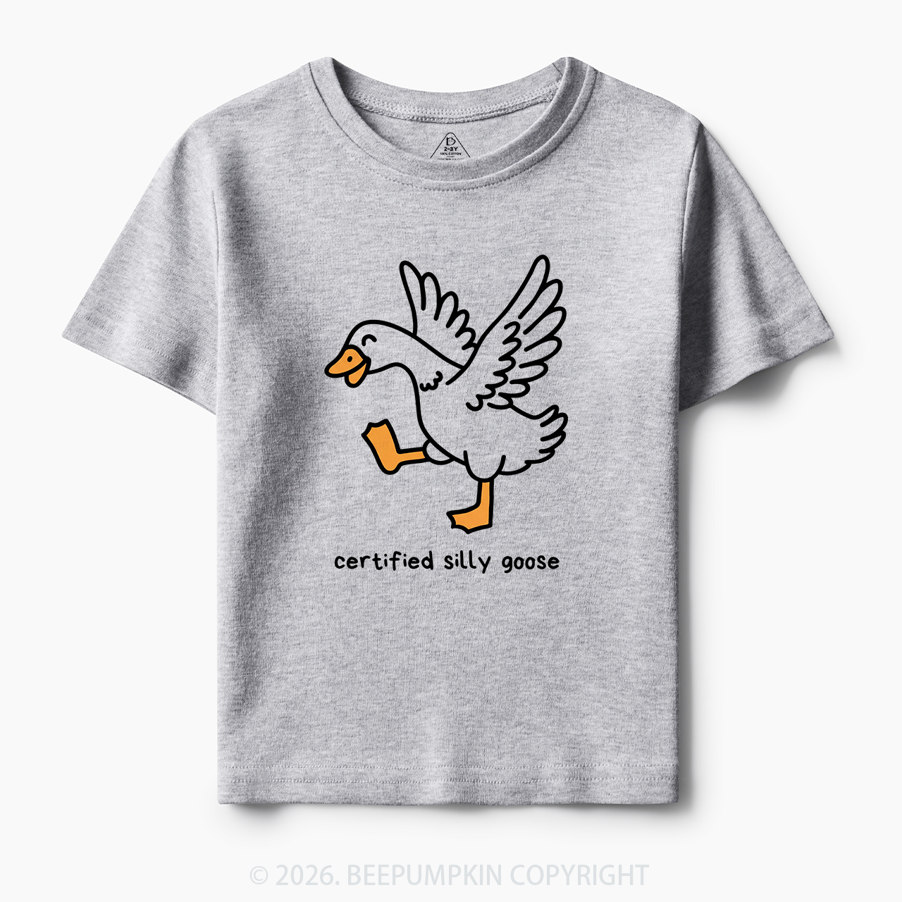 Funny Certified Silly Goose Toddler&Kid's Tees
