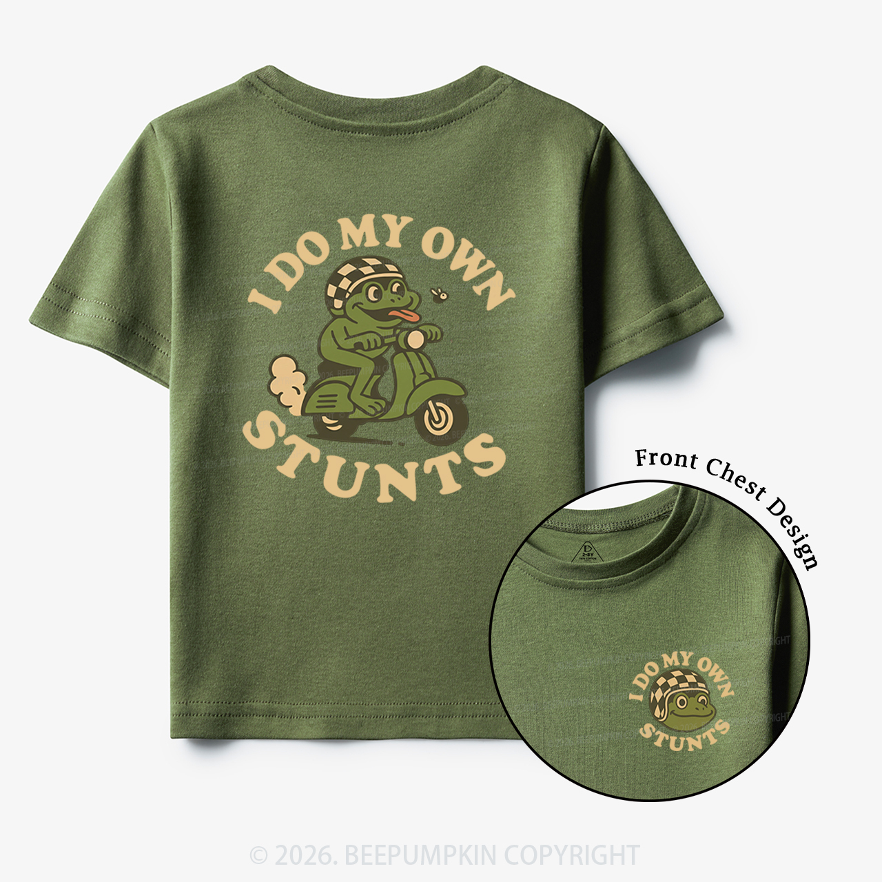 I Do My Own Stunts Frog Toddler&Kid's Tees