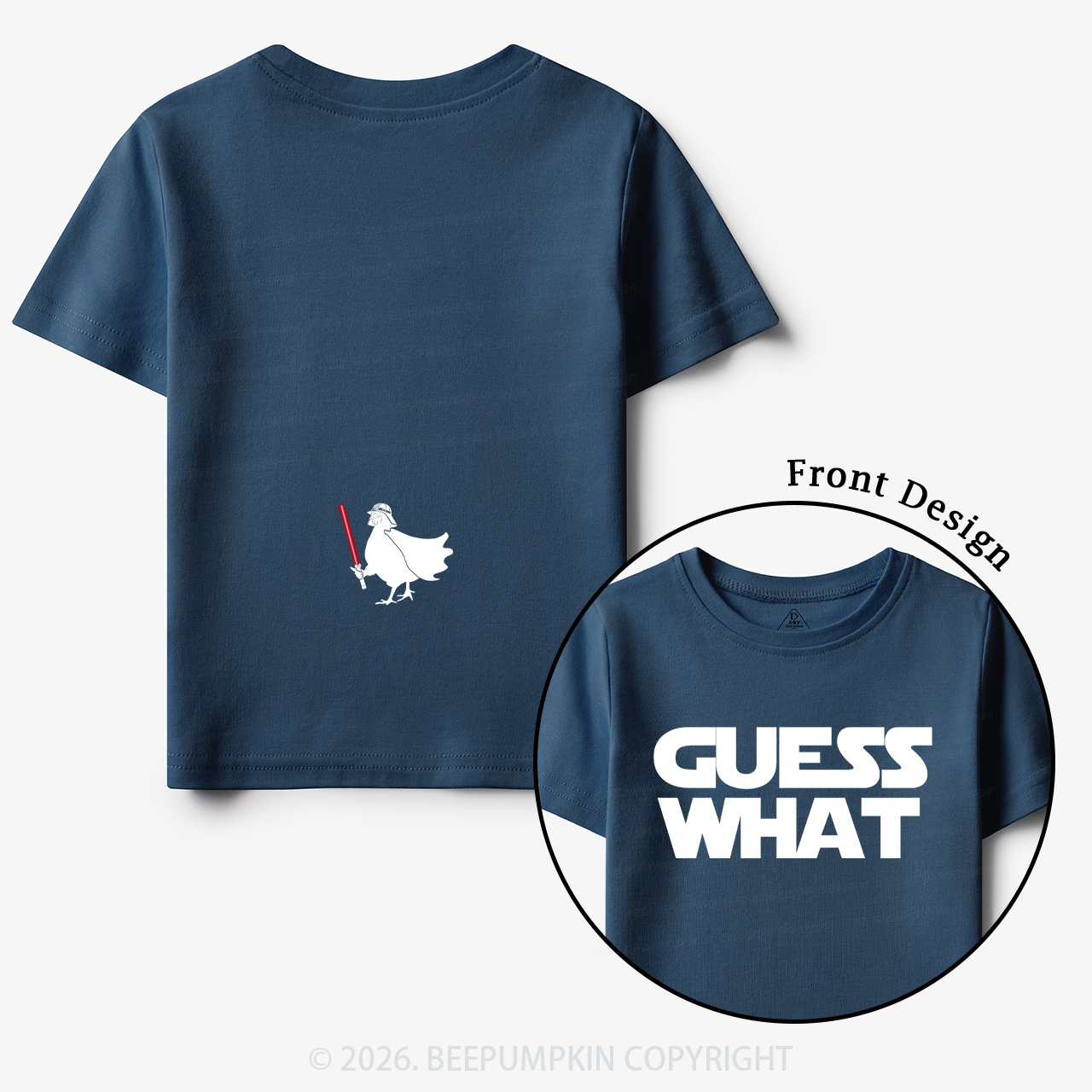 Galaxy Guess What Chicken Butt Toddler&Kid's Tees