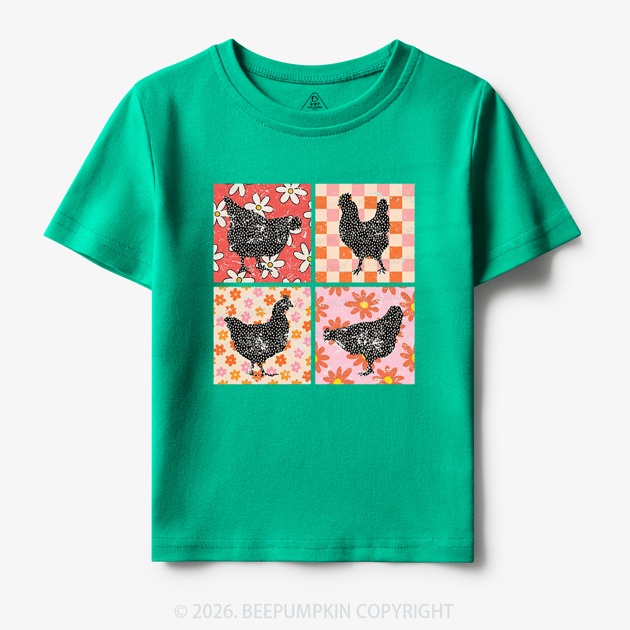 Chickens Farm Animals Toddler&Kid's Tees