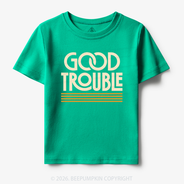 Good Trouble Retro Toddler&Kid's Tees