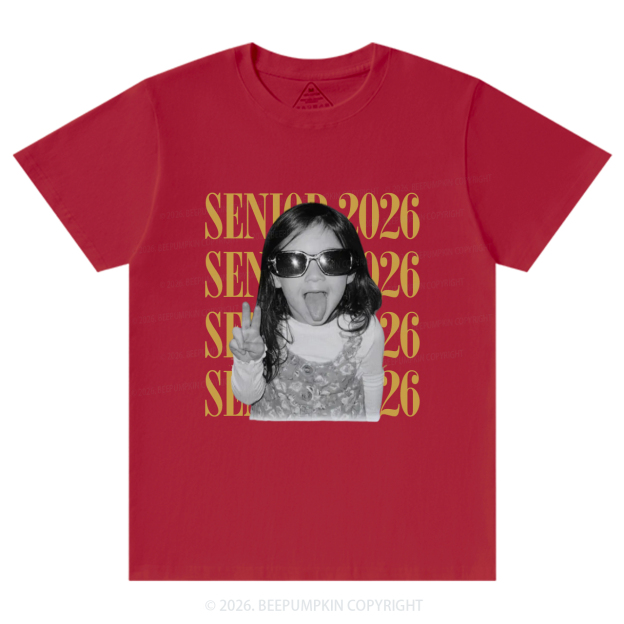 Personalized Vintage Photo And Year Senior T-Shirts