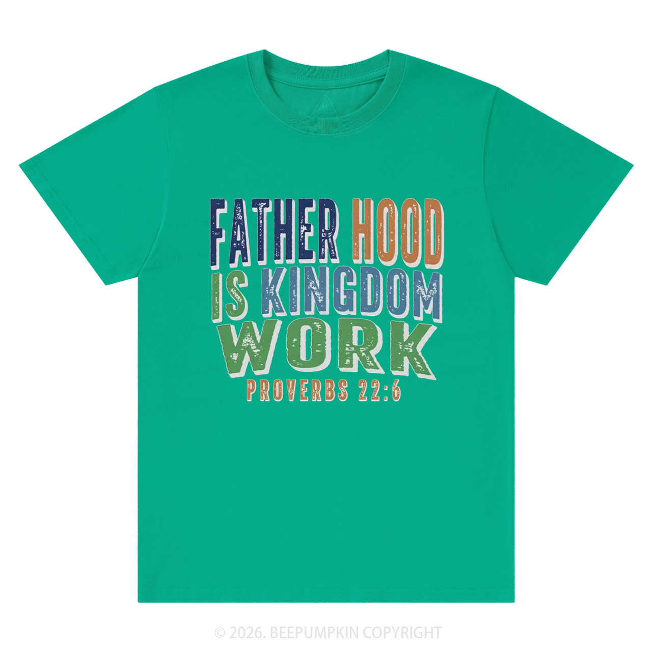 Christian Dad Fatherhood Is Kingdom Work T-Shirts