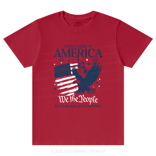  America 250 Patriotic Eagle USA T-Shirts