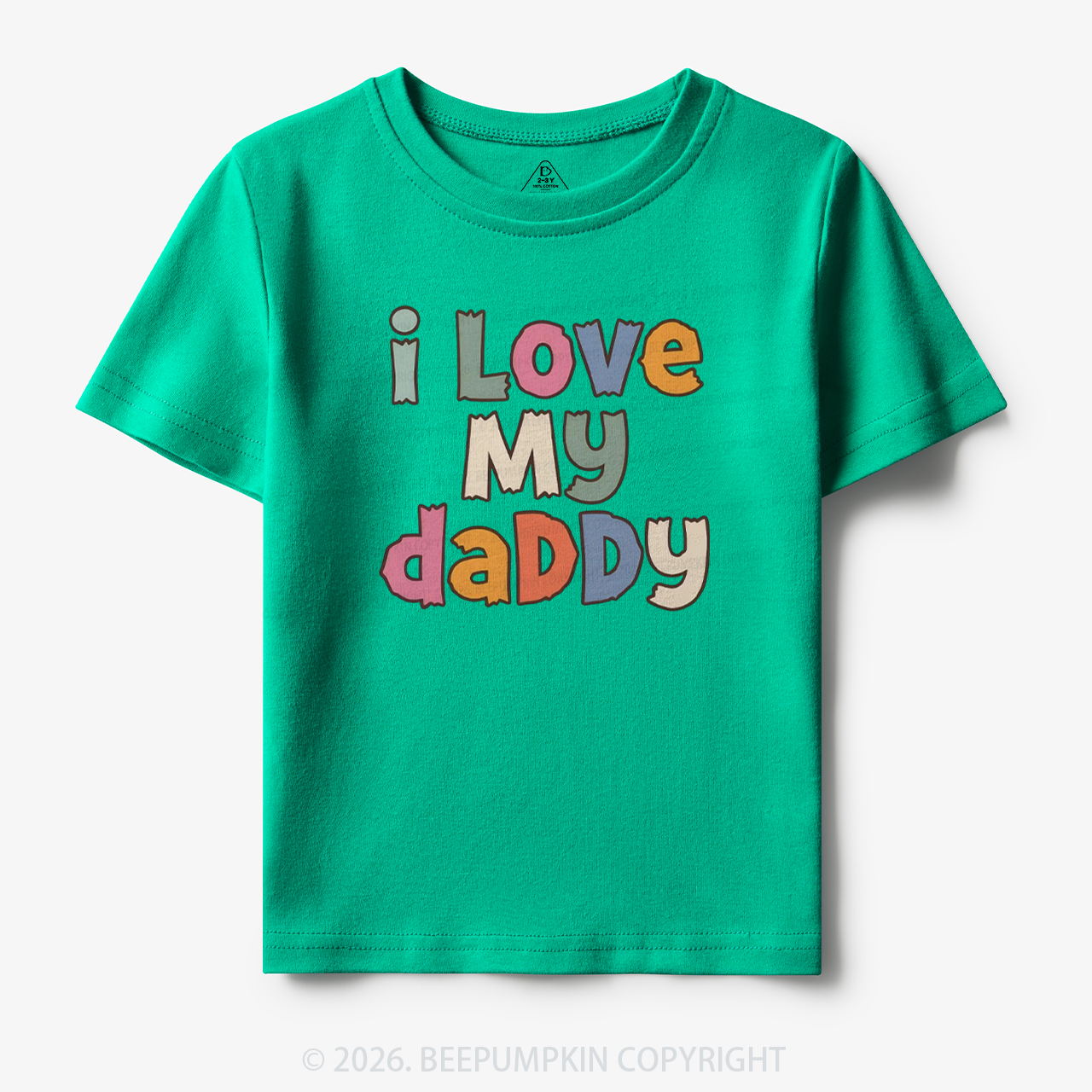 I Love My Daddy Cute Father's Day Toddler&Kid's Tees