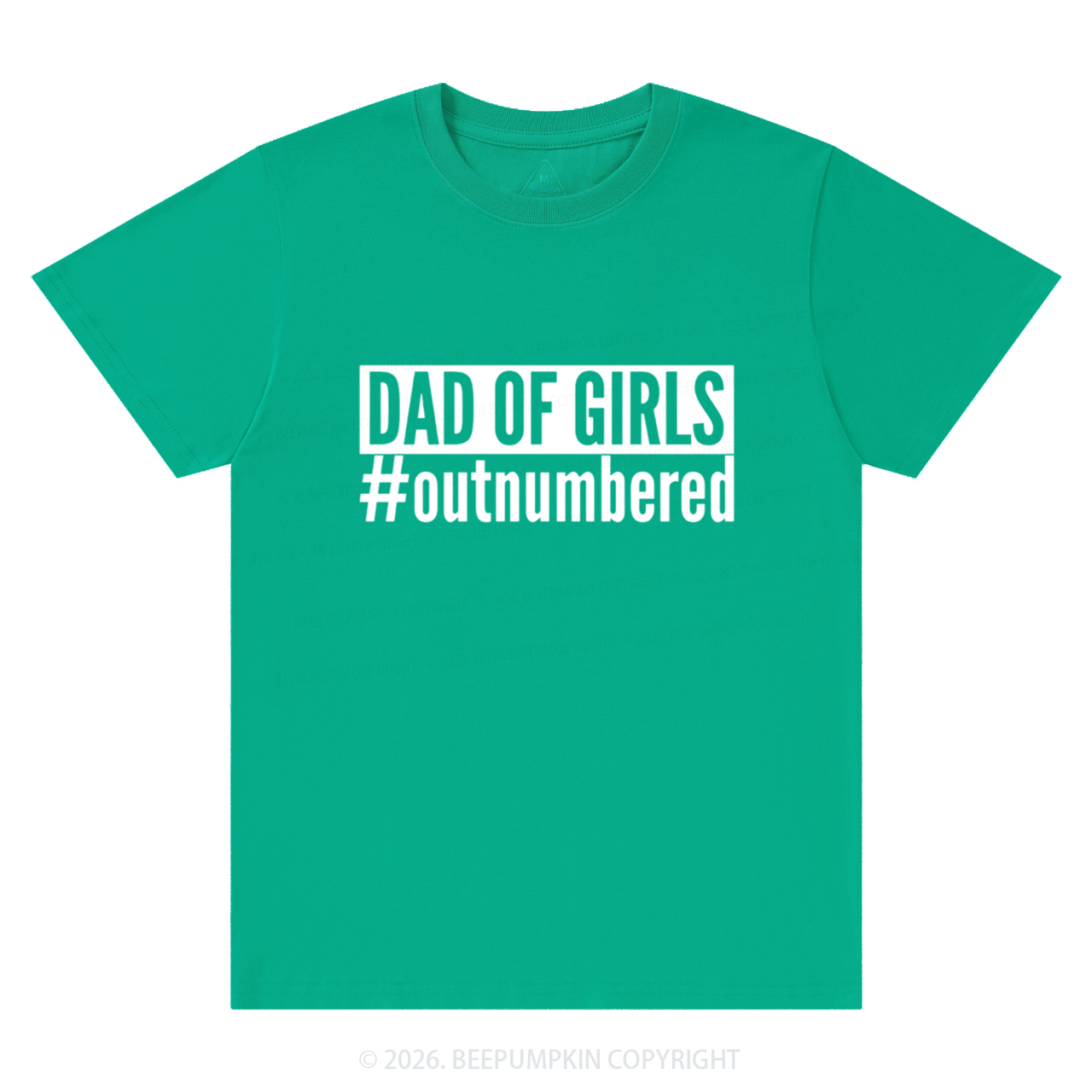 Dad Of Girls Outnumbered T-Shirts