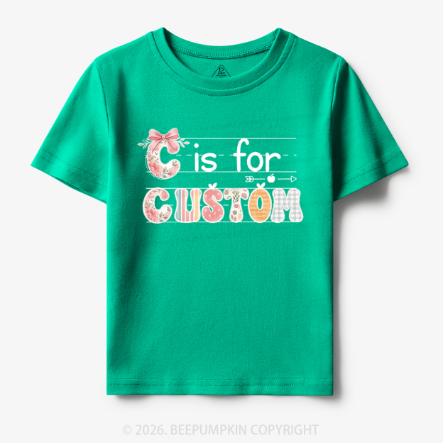Personalized Kids Name Back To School Toddler&Kid's Tees