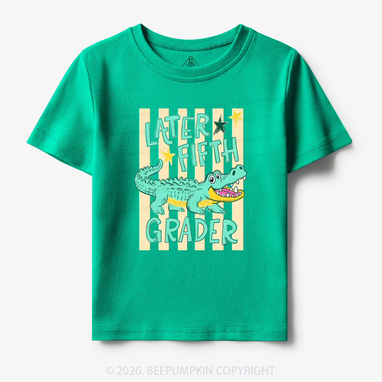 Personalized Grade Later Gator Toddler&Kid's Tees