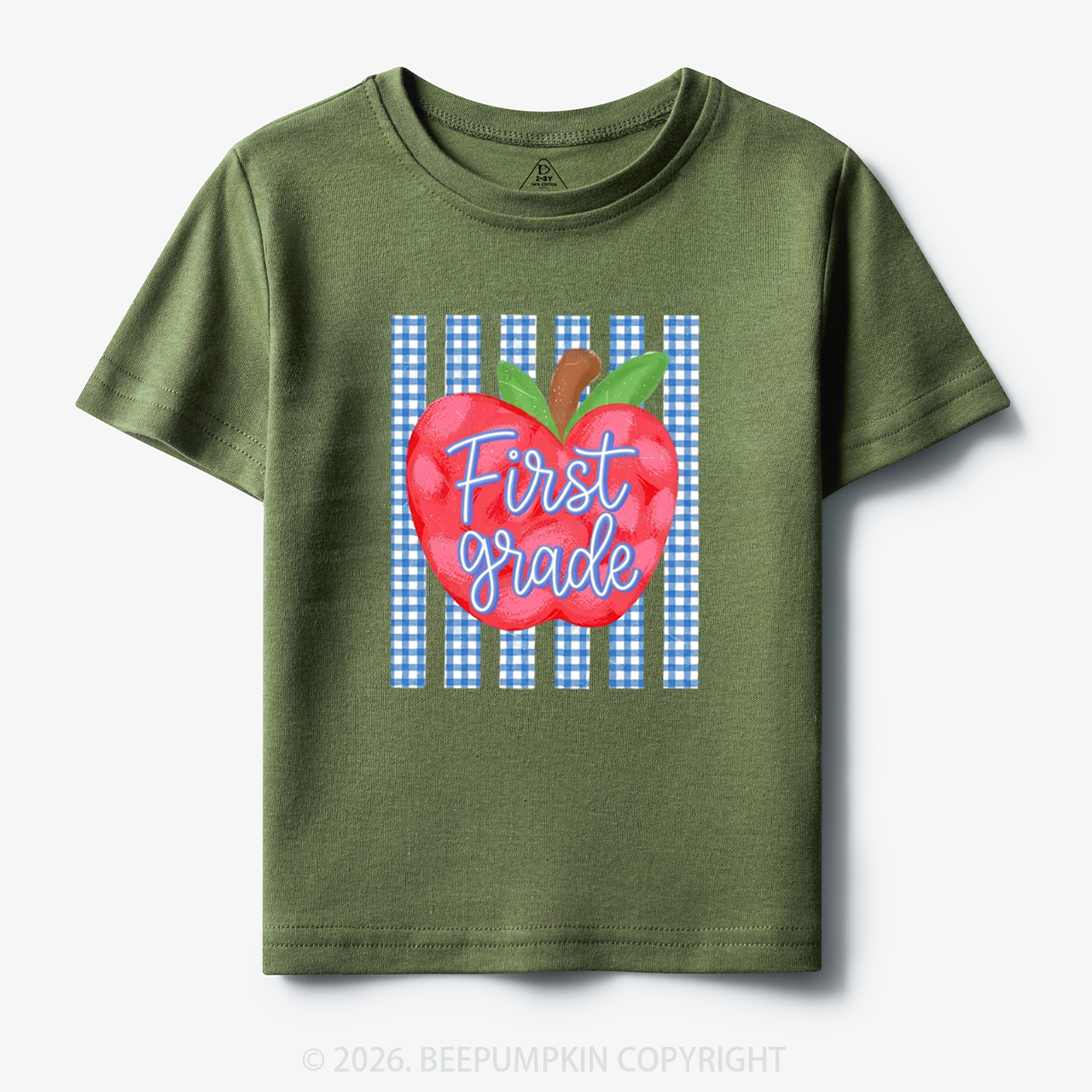 Striped Apple Grade Back To School Toddler&Kid's Tees
