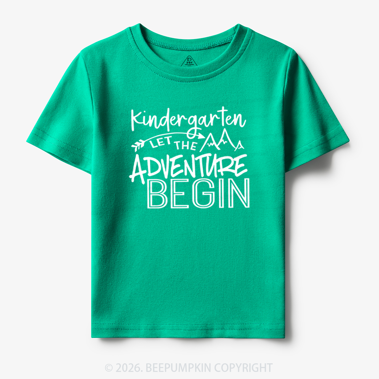 Personalized Kindergarten Let The Adventures Begin Toddler&Kid's Tees
