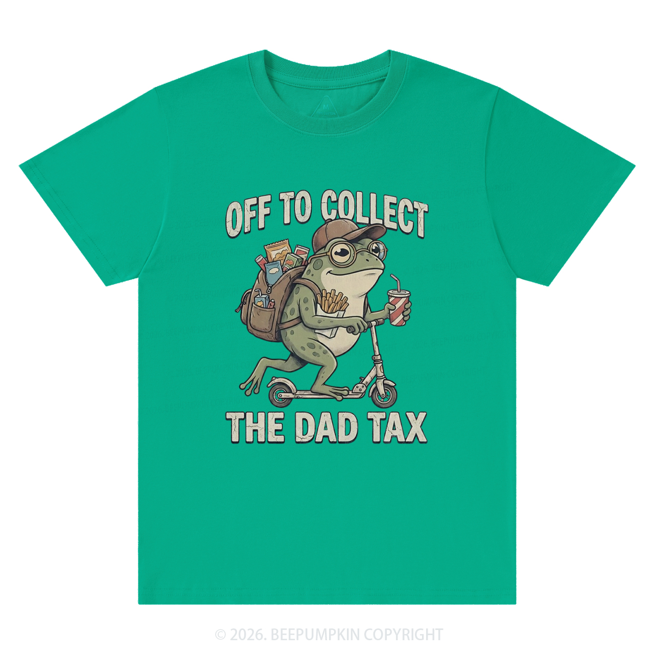 Funny Frog Off To Collect The Dad Tax T-Shirts