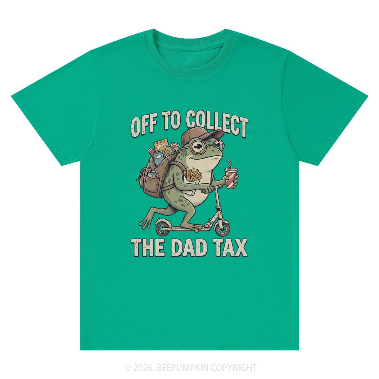 Funny Frog Off To Collect The Dad Tax T-Shirts