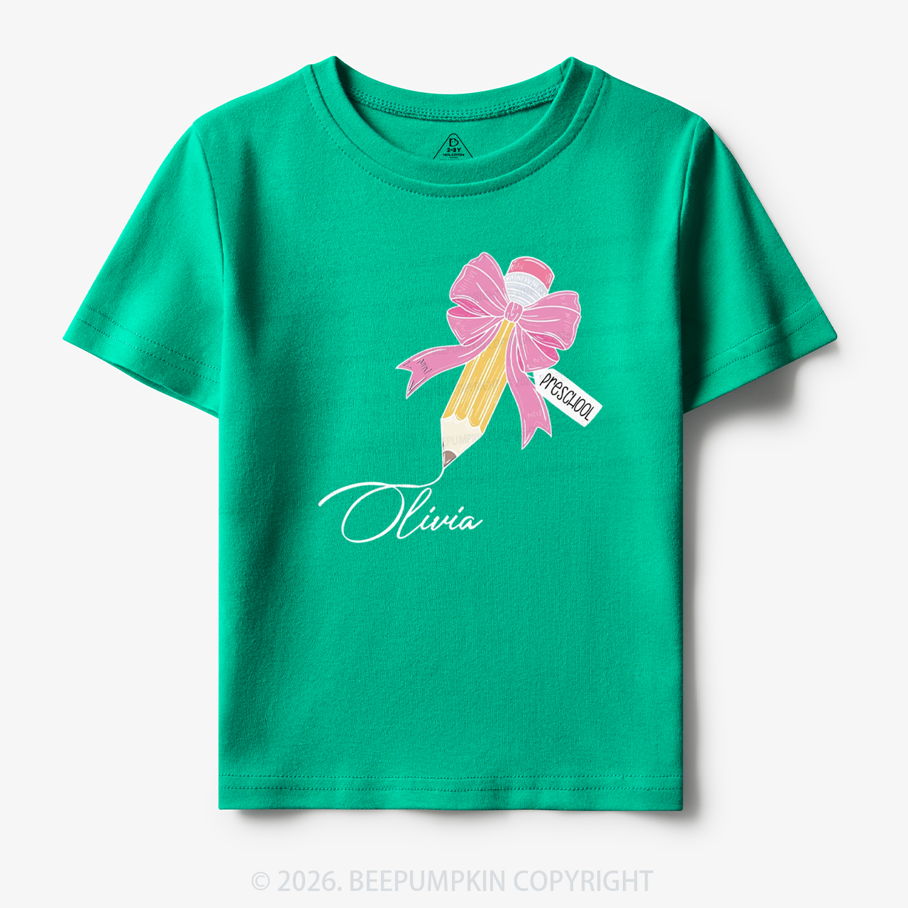 Personalized Preschool Back To School Toddler&Kid's Tees