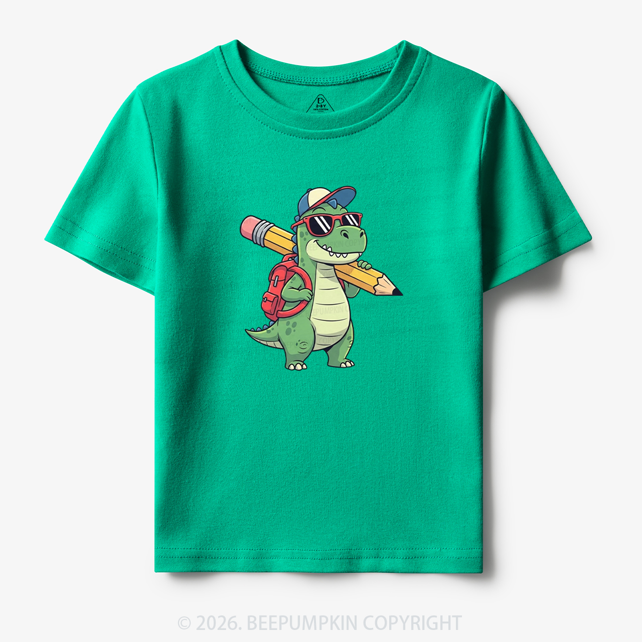 Funny Rex Back to School Dinosaur Toddler&Kid's Tees