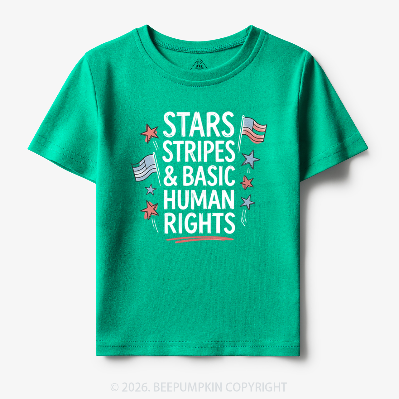 Stars Stripes Patriotic 4th Of July Toddler&Kid's Tees