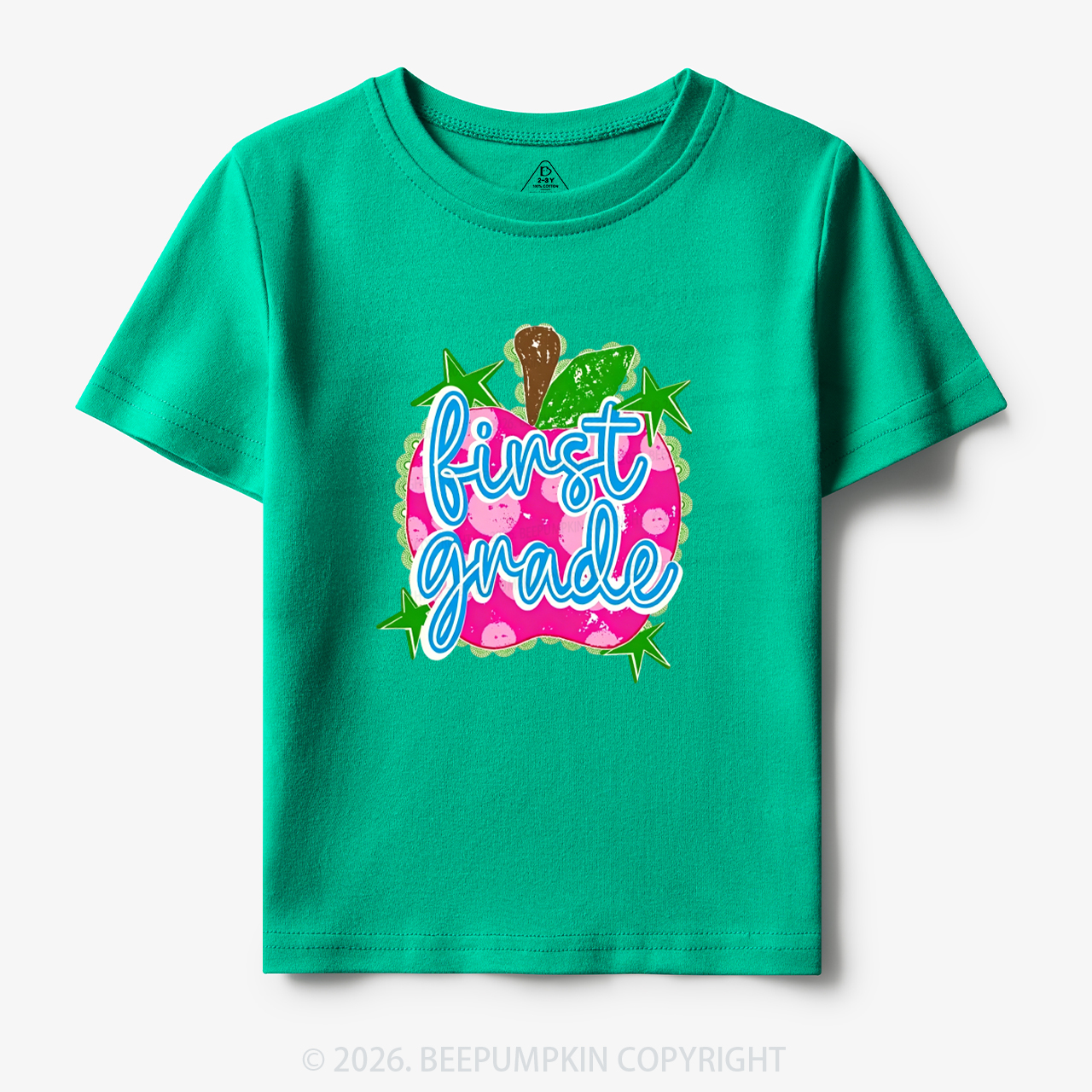 Personalized Polkadots Apple Back To School Toddler&Kid's Tees