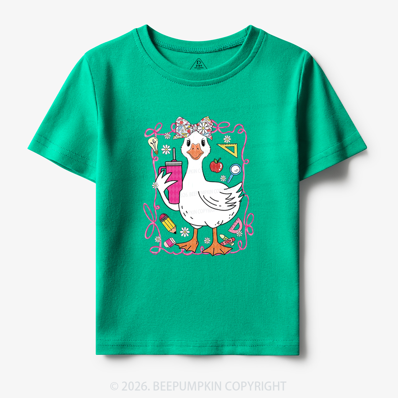 Coquette Silly Goose Back To School Toddler&Kid's Tees