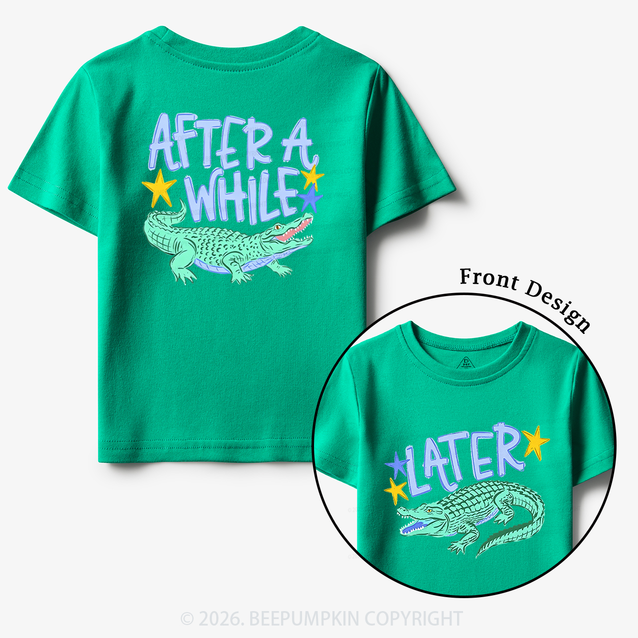 Later Gator After A While Crocodile Toddler&Kid's Tees