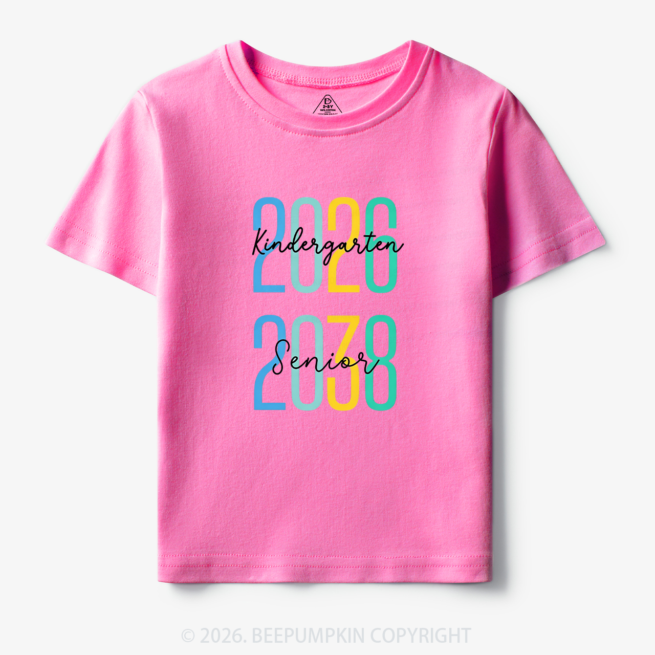 Class of 2026 Kindergarten 2038 Senior Toddler&Kid's Tees