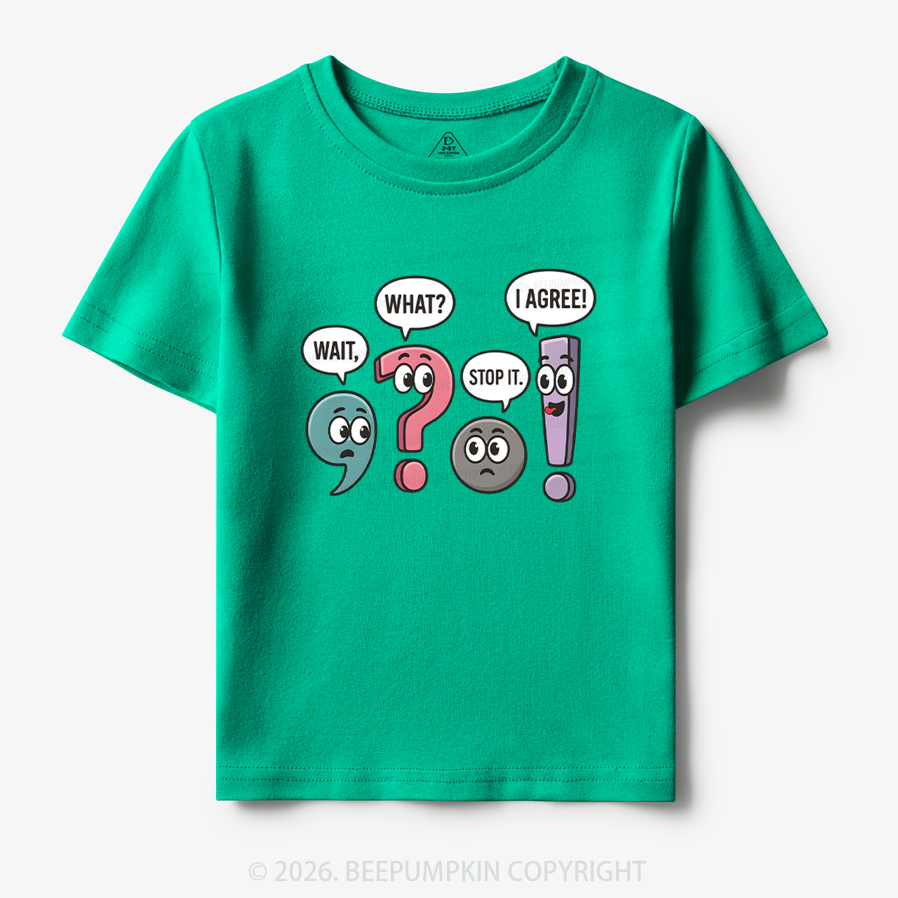 Funny Punctuation Back to School Toddler&Kid's Tees