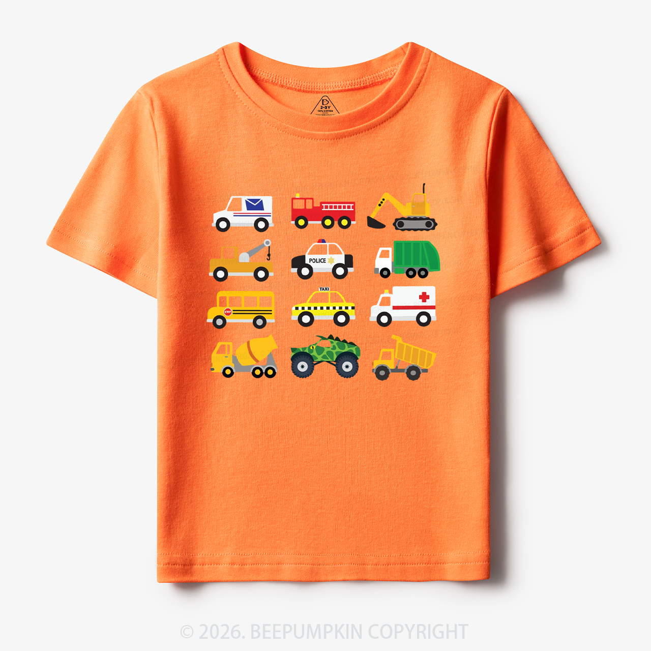 Lots of Trucks Toddler&Kid's Tees