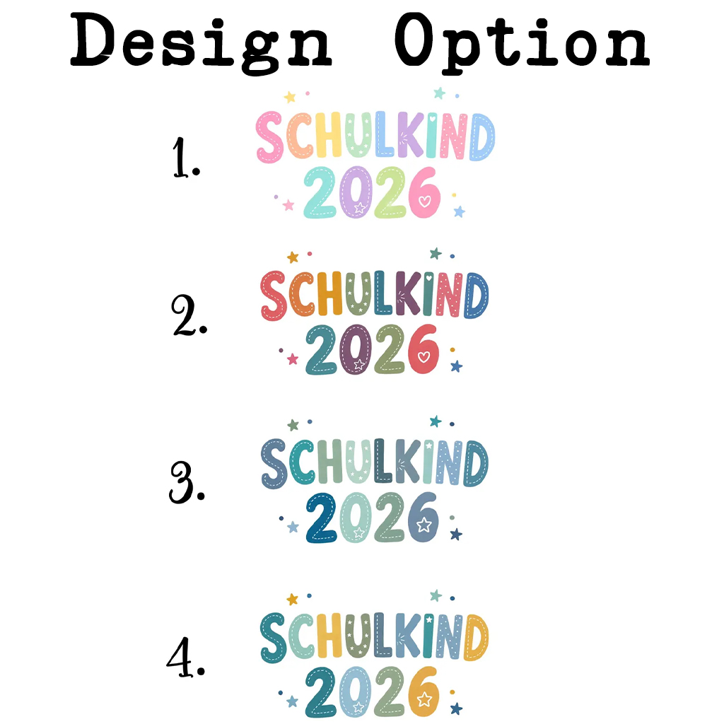 Personalized Schulkind First Day of School Toddler&Kid's Tees