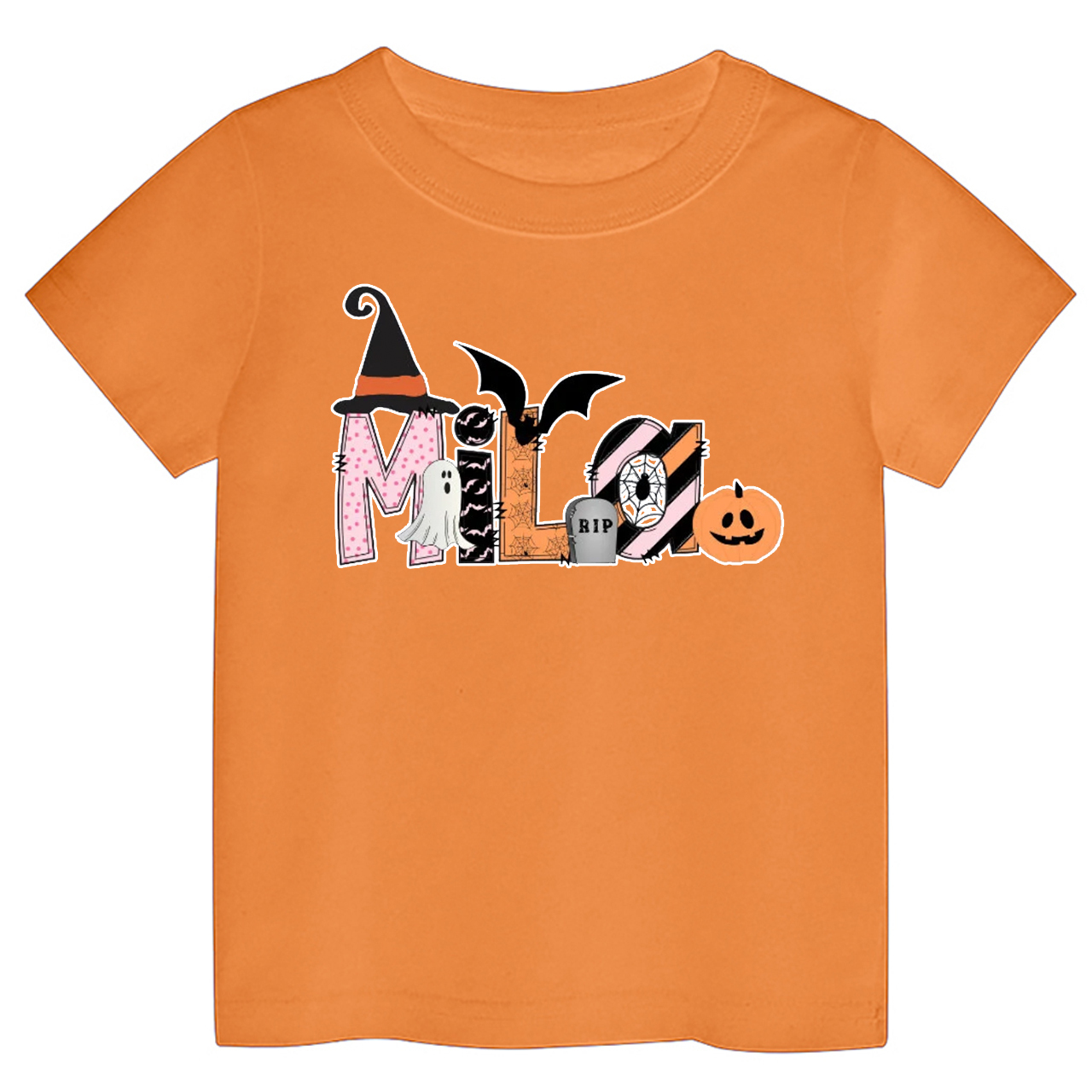Personalized Halloween Name Kids Shirt 