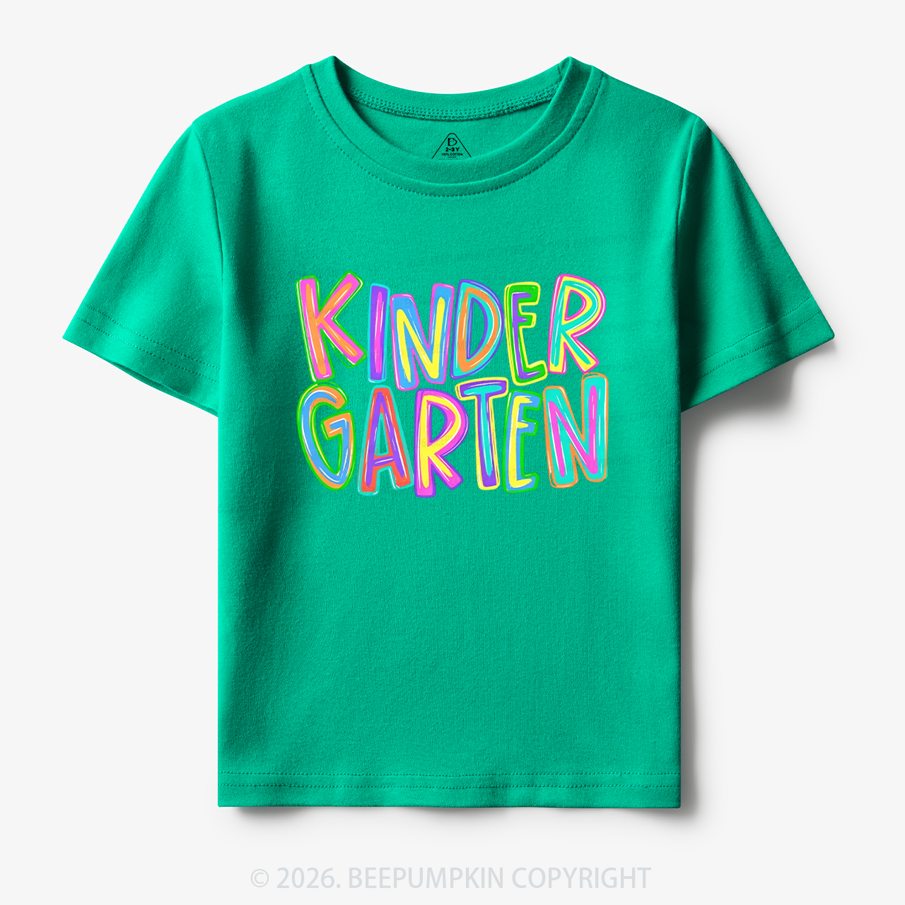 Neon Scribble Kindergarten Toddler&Kid's Tees