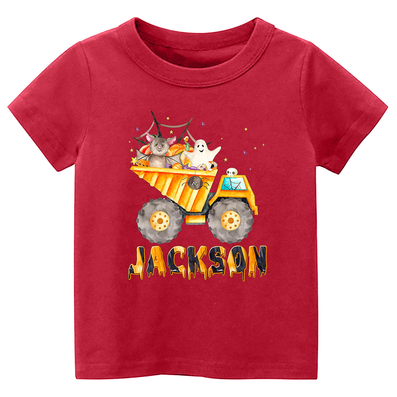 Personalized Dump Truck Halloween Kids Shirt 