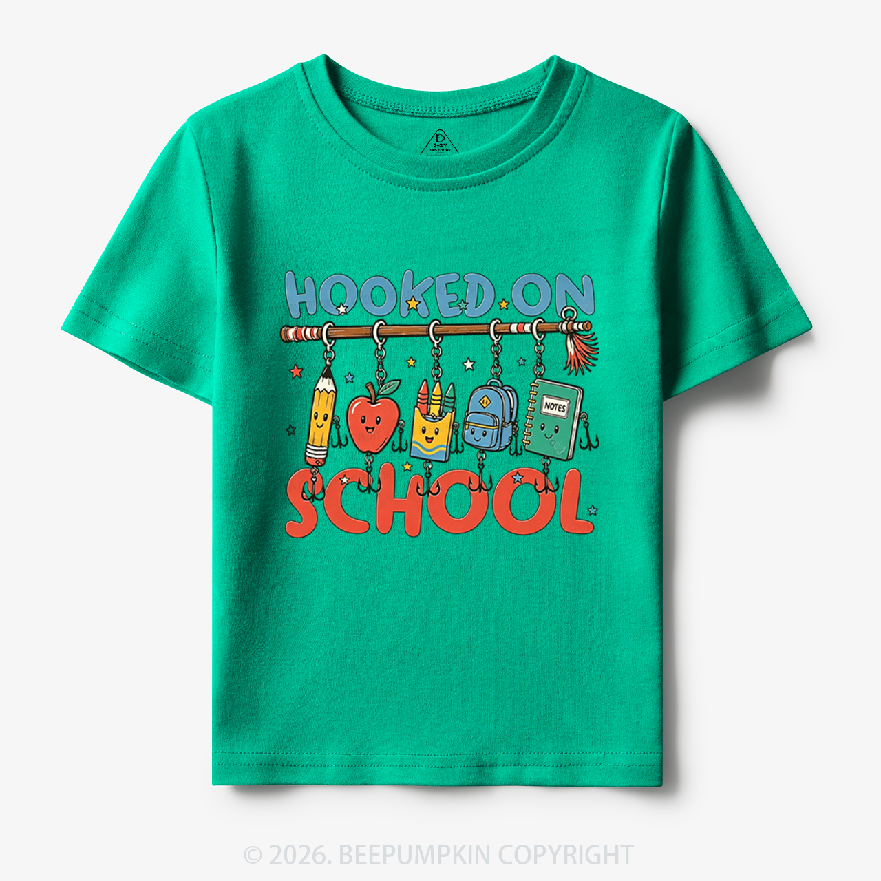 Back to School Hooked On School Toddler&Kid's Tees