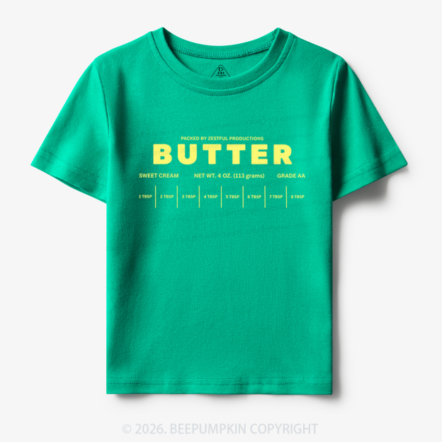 Butter Stick Label Sweet Cream Baking Toddler&Kid's Tees