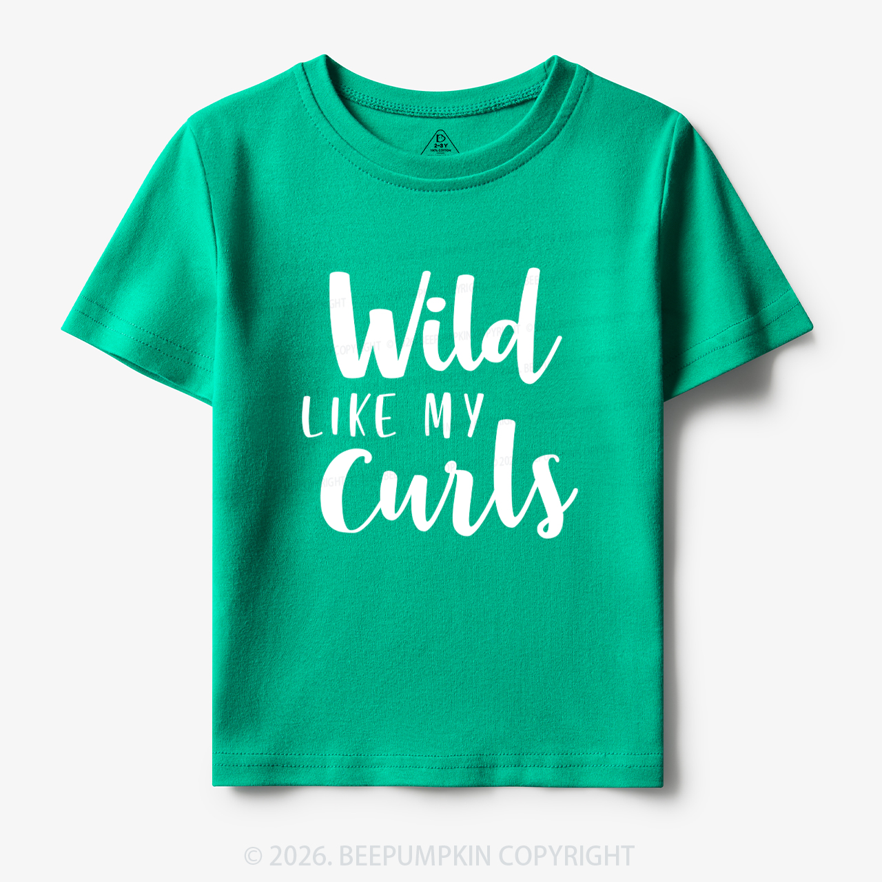 Wild Like My Curls Toddler&Kids Tees 7