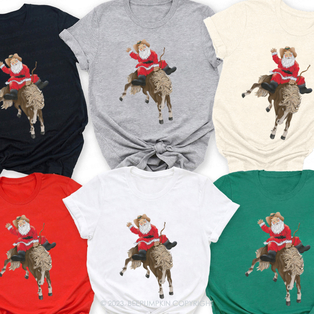 Kids Cowboy Christmas Family Matching Shirts