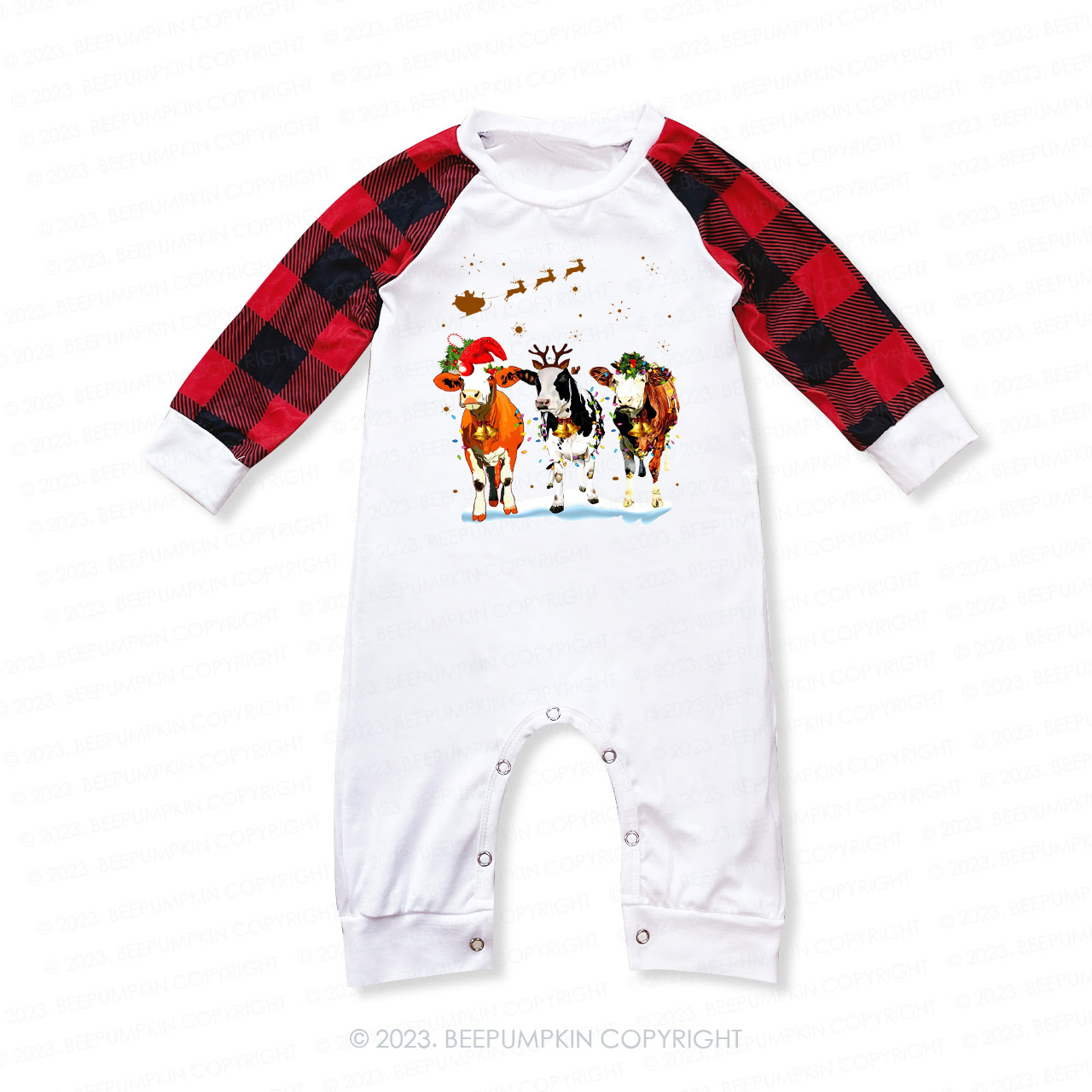 Cute Crew Christmas Family Matching Pajamas Beepumpkin