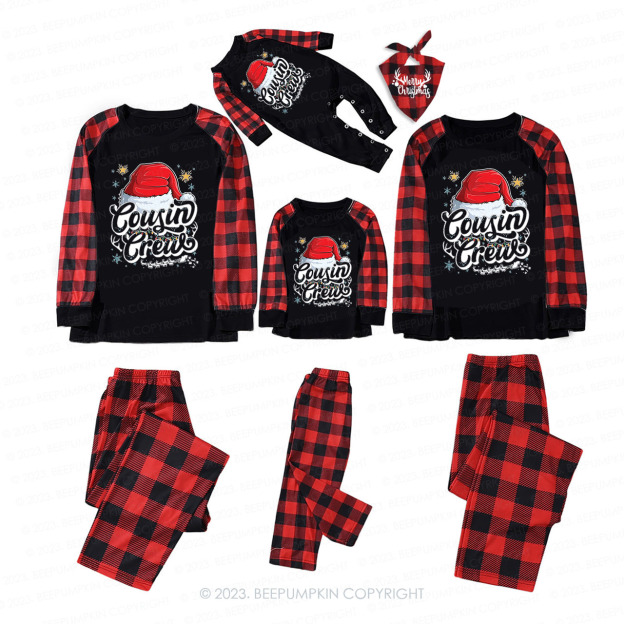 Christmas Cousin Crew Gift Matching Pajamas Beepumpkin