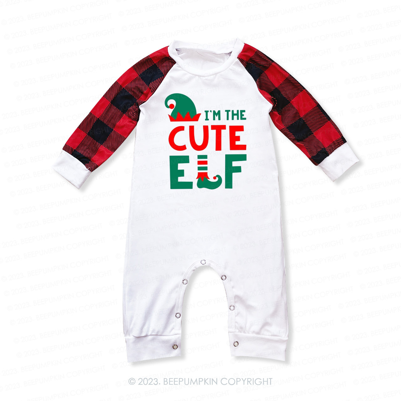 Personalized Elf Squad Matching Family Christmas Pajamas Beepumpkin