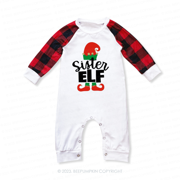 Personalized Matching Christmas Family Elf Pajamas Beepumpkin