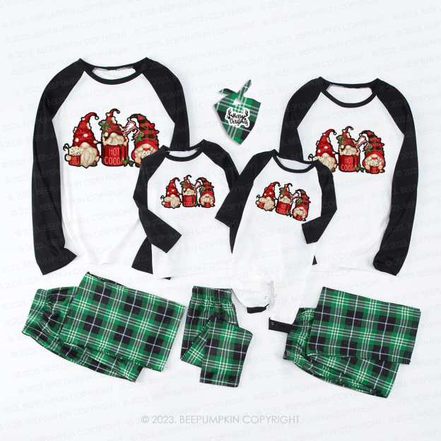 Christmas Hot Cocoa With Santa Matching Pajamas For Family Beepumpkin