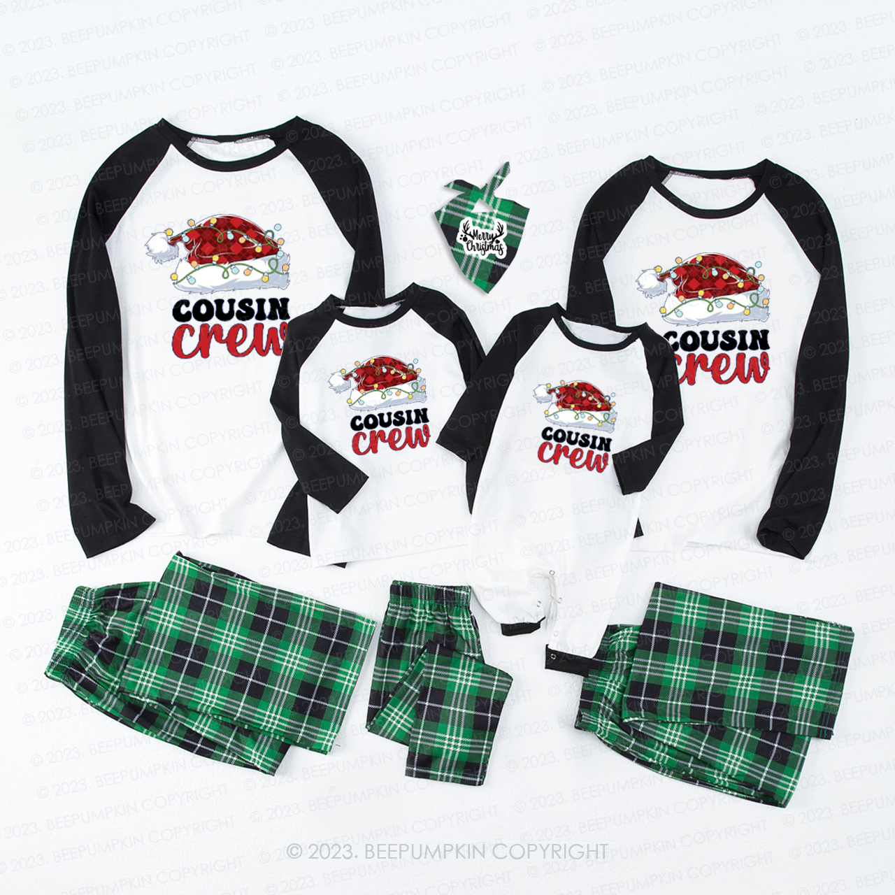 Cousin Crew Santa Claus Matching Pajamas For Family Beepumpkin