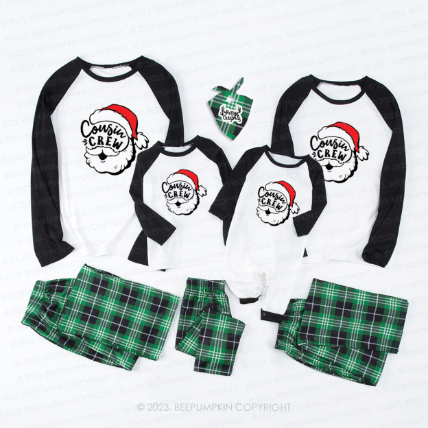 Cousin Crew Christmas Family Matching Pajamas Beepumpkin