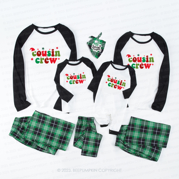 Fashion Cousin Crew Retro Family Matching Pajamas Beepumpkin