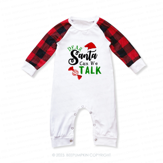 Personalized Dear Santa Life is Full of Surprises Family Matching Pajamas Beepumpkin