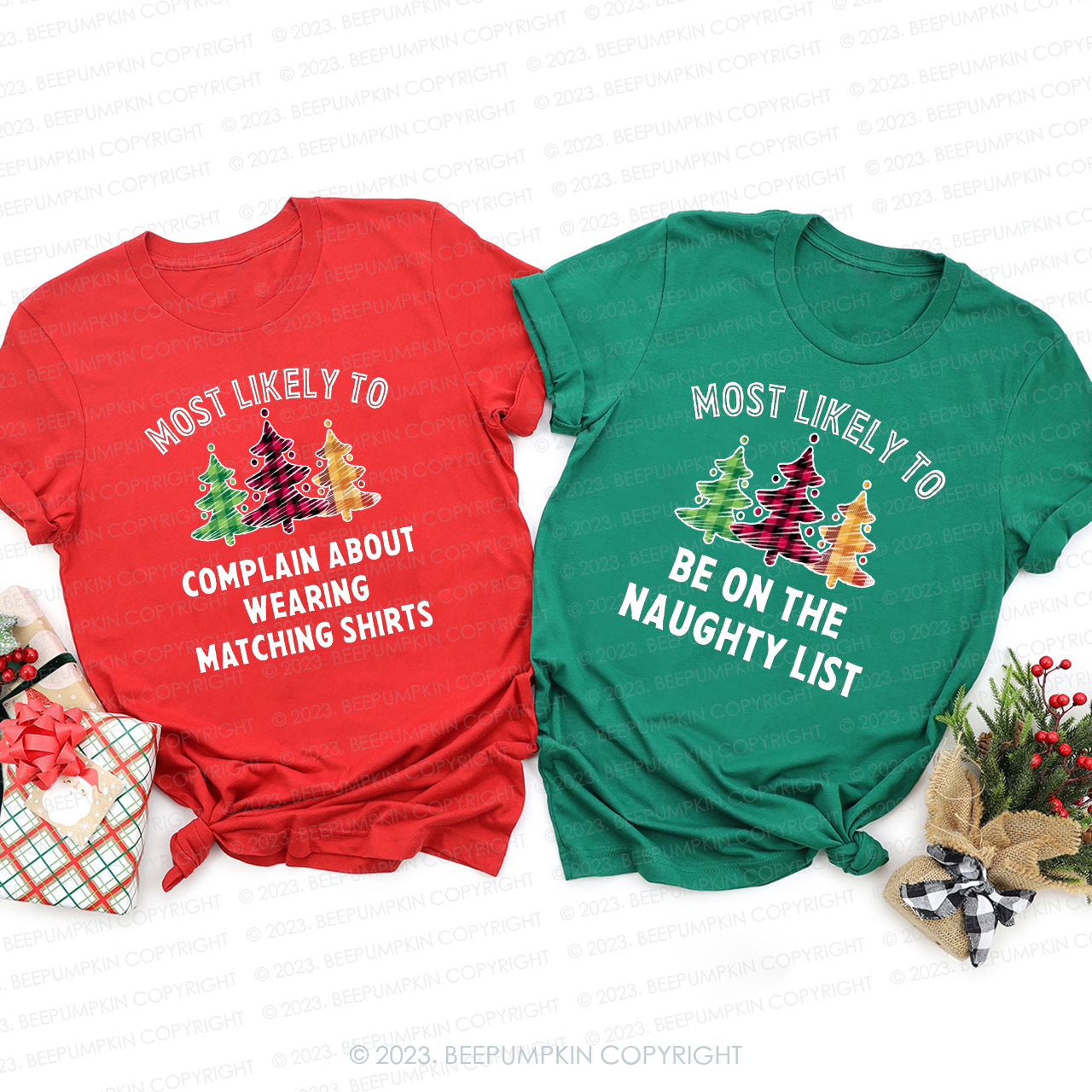 Family Christmas Most Likely To Group Shirts