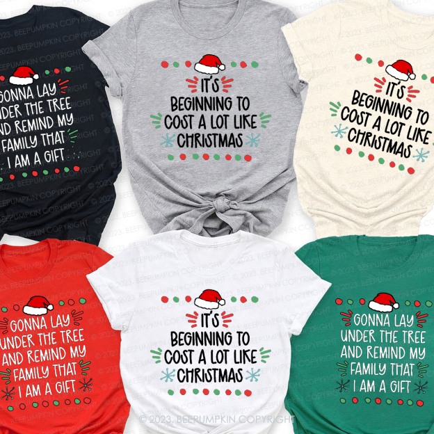 Personalized A letter to Christmas Family Matching Shirt